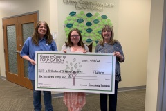 2022 Designated Grant Check Presentation